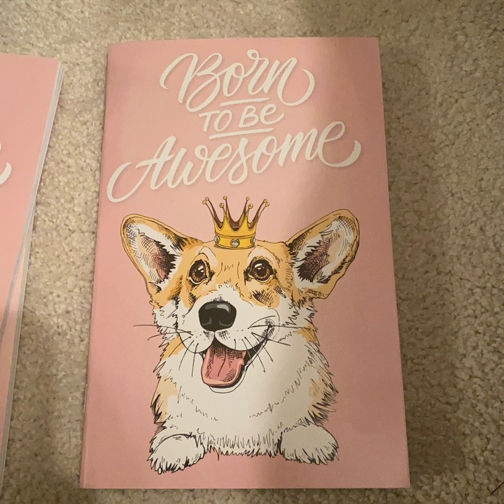 Corgi note book Adorable 🥰